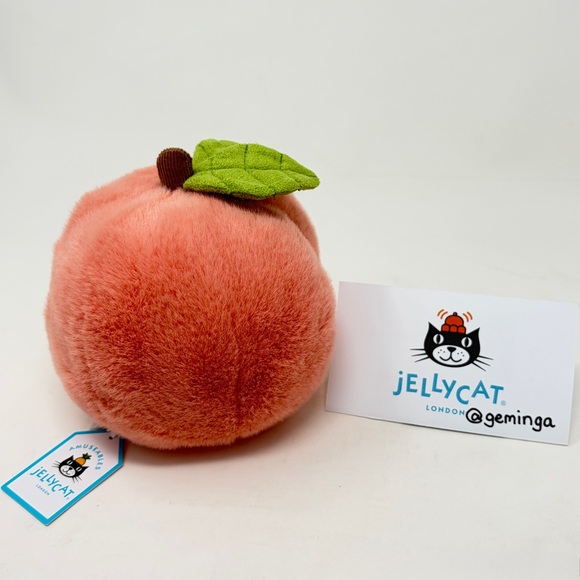Jellycat Amuseables Peach, NWT - Picture 4 of 7
